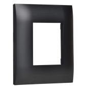 Рамка пластик 1 пост IEK SKANDY SK-M12-K02 SK-F01Bl черный