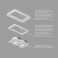 Закладная панель DENKIRS DK3022/72-SCB