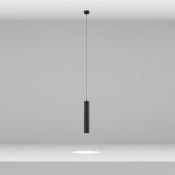 Подвесной светильник  12W Белый теплый P072PL-L12B3K Фокус LED / Focus LED 220V 3000K IP20 цилиндр черный
