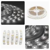 Светодиодная лента  Белый дневной 5050 12V  7.2W/m 30Led/метр герм (силикон) 00-150 Стандарт IP65