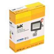 прожектор Белый  20W СДО 07-20Д LPDO702-20-K03 с датчиком движения IP54 220В серый