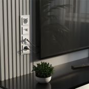 ТВ-розетка встраиваемая оконечная  WERKEL W1183061  белый матовый