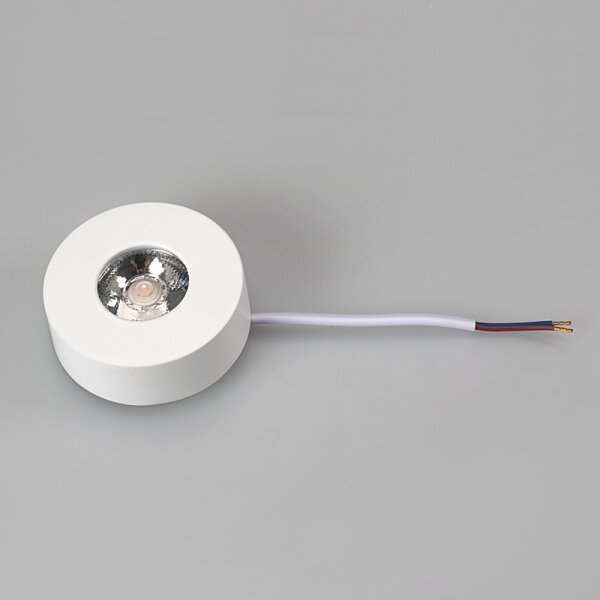 Круглый светильник   5W Белый дневной 020773 LTM-Roll-70WH 10deg 220V IP20 накладной белый