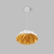 Подвесной светильник  20W Белый теплый DENKIRS ORIGAMI DK6655-WH+SG 230V фигурный белый/золото