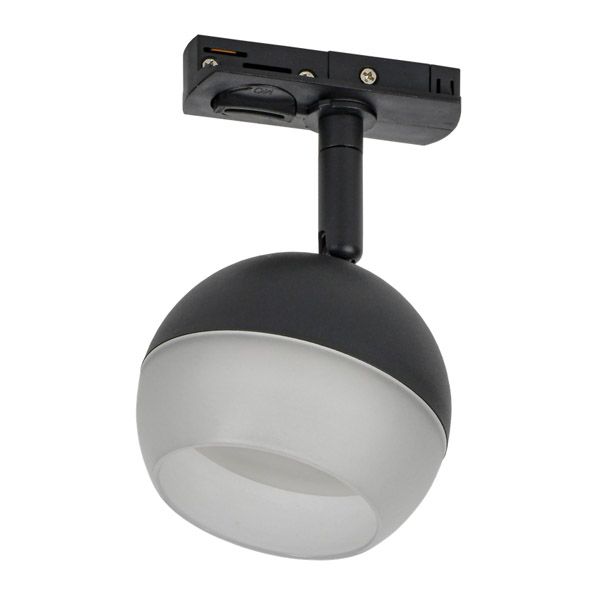 Трековый светильник IEK LIGHTING без лампы 4118 LT-USB0-4118-GX53-1-K02 на шинопровод черный