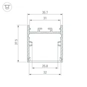 алюминиевый профиль SL-LINE-3638-LW-3000 ANOD 043973