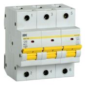 Автоматический выключатель 3-пол. 80А ВА47-150 C 15кА MVA50-3-080-C KARAT IEK