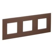 Рамка металлическая 3 поста IEK SKANDY SK-M32-M-K30 SK-F33Br шоколад Рамка металлическая 3 поста IEK SKANDY SK-M32-M-K30 SK-F33Br шоколад