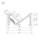 алюминиевый профиль SL-BEVEL-W32-F-2000 ANOD BLACK 063941