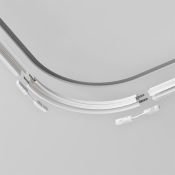 Коннектор радиусный R300 TRA044-angle-W Exility встраиваемый под ГКЛ 9,5мм белый
