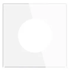 Рамка стеклянная 1 пост Arlight GLARE 043832 FRM-GLARE-GC-1-WH белая