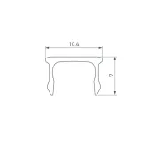 Экран ARH-PLINTUS-FANTOM-3000 Opal матовый 043128