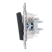 Выключатель жалюзи 10А SK-V12G графит SK-V15-0-10-K53 SKANDY IEK