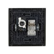 Розетка двойная RJ11+RJ45 IEK FORTE&PIANO кат.5E FP335 серый FP-KT20-O-1-K03