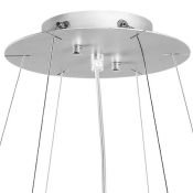 Люстра подвесная Lightstar без лампы 802160 NUBI 6х40W E27 белый/хром