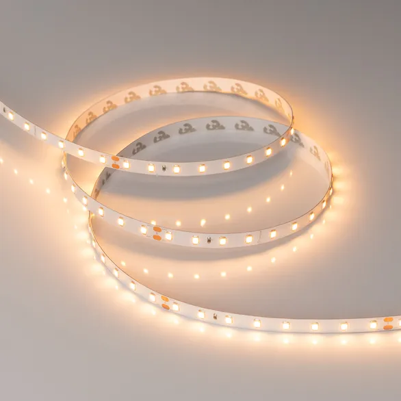 Светодиодная лента Белый теплый 2835 24V  6W/m 80Led/метр 028526(2)  RT-A80 2400K  LUX