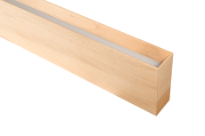 светильник  60W Белый теплый WOODEN W85-YASBEL-250  220V IP20 прямоугольный подвесной белый  ясень