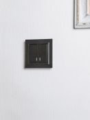 Рамка пластик 1 пост IEK BRITE BR-M12-44-K02 РУ-1-БрЧ-44 черный IP44