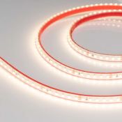 Светодиодная лента Белый теплый 2835 24V  9.6W/m 120Led/метр герм (силиконовая трубка) 021462(2)  RTW-PS-A120-10mm IP67