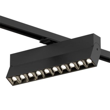 Трековый светильник  20W Белый теплый SOLID EDDER DK6636-BK IP20 на шинопровод черный