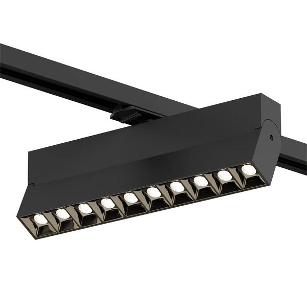 Трековый светильник  20W Белый теплый SOLID EDDER DK6636-BK IP20 на шинопровод черный