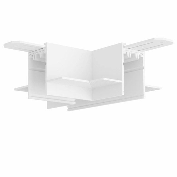 Соединитель для однофазного шинопровода SMART HIDE Т-образный TR2113-WH встраиваемый белый