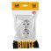 Штепсельная розетка встраиваемая двойная IEK BRITE 16А BR-R21-16-K91-F РС12-3-БрАБ без з/к без шторок в сборе арктический белый