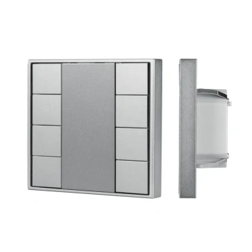 Панель Knob DALI-201-23-8K-D2-IN Silver (BUS, Frame) 048224