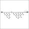 гирлянда БАХРОМА   7W Белый теплый i-TP-102-3x0.5M-WW 3x0.5 м, прозрачный провод,  без мерцания 230V IP65