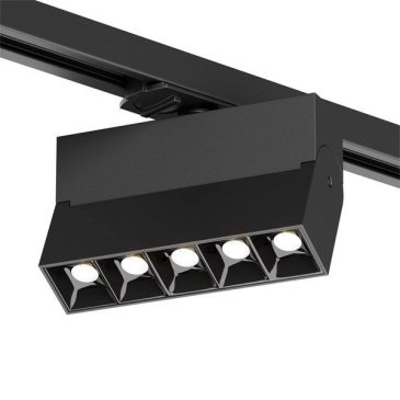 Трековый светильник  10W Белый дневной SOLID EDDER DK6446-BK IP20 на шинопровод черный