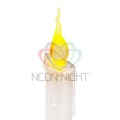 фигурка  светодиодная &quot;ПОДСВЕЧНИК СО СВЕЧКАМИ&quot;  Белый, 513-034, 3Led, 3хААА, IP20