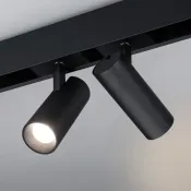 Магнитный трековый светильник 12W Белый дневной MAG-SPOT-45-R85 36deg  24V на магнитный шинопровод черный 046592 DALI
