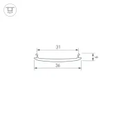 Экран STRETCH-S-35-CEIL-CENTER-10m (GAMMA35) матовый (10м) 040821(1)
