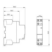 Контактор 20А 24AC/DC/АС3 KMR контакт 2NO AR-KMR20-020-20-024 ARMAT IEK