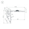 Архитектурный алюминиевый профиль KLUS STEP-FRONT-2000 ANOD 023866