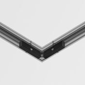 Коннектор питания угловой с проводом 1см Levity TRA184CPC-1B-3 чёрный