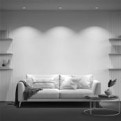 Встраиваемый светильник  12W Белый-MIX DL008-12W2.7-3-4K-W Металл Модерн/Metal Modern 50deg 230V квадратный белый