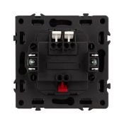 Выключатель встраиваемый двухклавишный непроходной Arlight 054254 SWT-NOBE-MK02-SFPL-GR серый