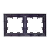Рамка пластик 2 поста IEK BRITE BR-M22-K45 РУ-2-БрТБ бронза