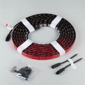 Светодиодная лента RGB 3030 24V 21W/m 42Led/метр 050117 FLT-PS-S42-23mm черная плата 15deg IP67