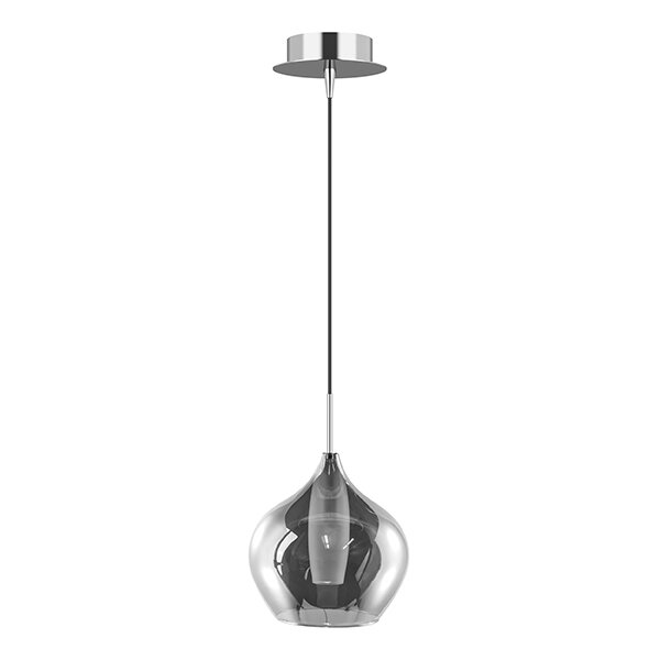 Люстра подвесная Lightstar без лампы 803047 PENTOLA 1х25W G9  хром/дымчатый