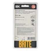 Рамка металлическая 2 поста IEK BRITE BR-M22-M-01-K49 РУ-2-1-Бр латунь RE