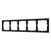 Рамка пластик 5 постов Arlight FRM-NOBE-SFPL-5-BK 054228 черный