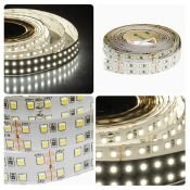 Светодиодная лента Белый теплый 2835 24V 38W/m 240Led/метр 00-304 PRO 20мм IP20