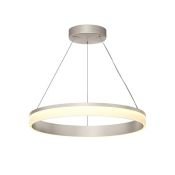 Подвесной светильник  38W Белый теплый DENKIRS RING DK6670-SN 230V круглый никель/белый
