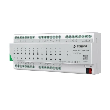 Релейный модуль KNX-7242-72-DRO-DIN Grey (BUS, 24x10A) 049900