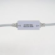Блок питания для гирлянд PC-W-1.5M-3A/WP ALEDUS 3 А, 1.5 м, универсальный, белый, без вилки
