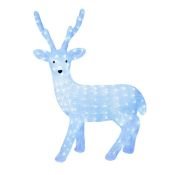 фигура светодиодная ОЛЕНЬ-1 11036 ULD-M6393-200/STA WHITE IP20 DEER-1