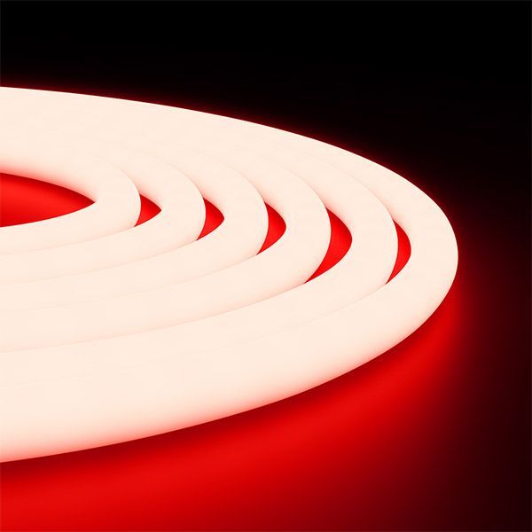 Светодиодная лента Красный 2835 24V 14.4W/m 120Led/метр 00-326 термостойкая IP68