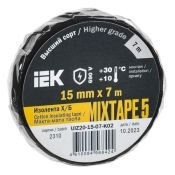 Изолента 15мм*7м Х/Б MIXTAPE 5 UIZ20-15-07-K02 IEK